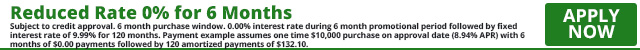 1069 - Mixed Rate 0% for 6 Months Followed by 9.99% for 120 Months