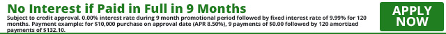 1099 - No Interest if Paid in Full in 9 Months.