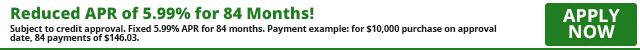 1184 - Reduced Rate 5.99% for 84 Months