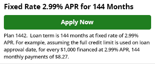 1442 - Reduced Rate 2.99% for 144 Months