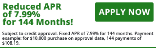 1447 - Reduced Rate 7.99% for 144 Months