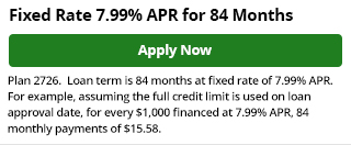 2726 - Reduced 7.99% for 84 Months