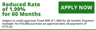 2731 - Reduced Rate 1.99% for 60 Months