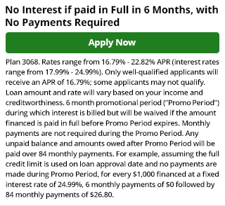 3068 - 6 Months No Interest, No Payments - (84 Principal Pmts)