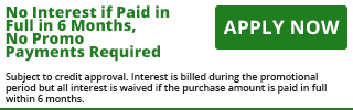 3511 - No Interest if Paid in Full in 6 months, No Promo Payments Required
