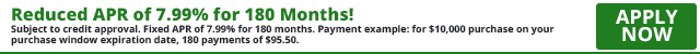 1579 - Reduced Rate 7.99% for 180 Months