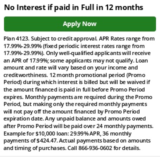 4123 - 12 Months No Interest, with Payments (36 months) - (24 Principal Pmts)