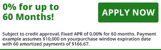 6260 - 0% for 60 Months