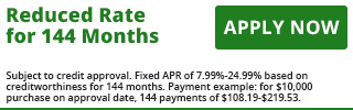 Reduced Rate for 144 Months