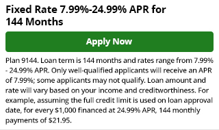 Reduced Rate for 144 Months