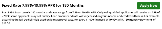 9998 - Reduced Rate for 180 Months