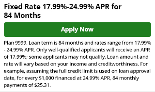 Reduced Rate for 84 Months